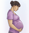 発熱，腹痛，頭痛を呈する妊娠女性